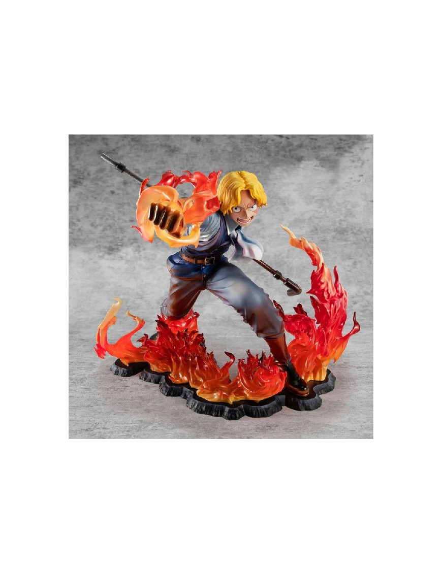 One Piece statuette PVC Excellent Model POP Sabo Fire