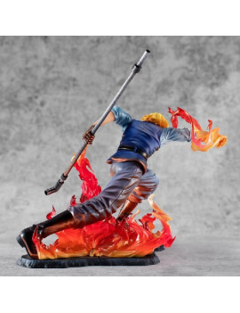 One Piece statuette PVC Excellent Model POP Sabo Fire