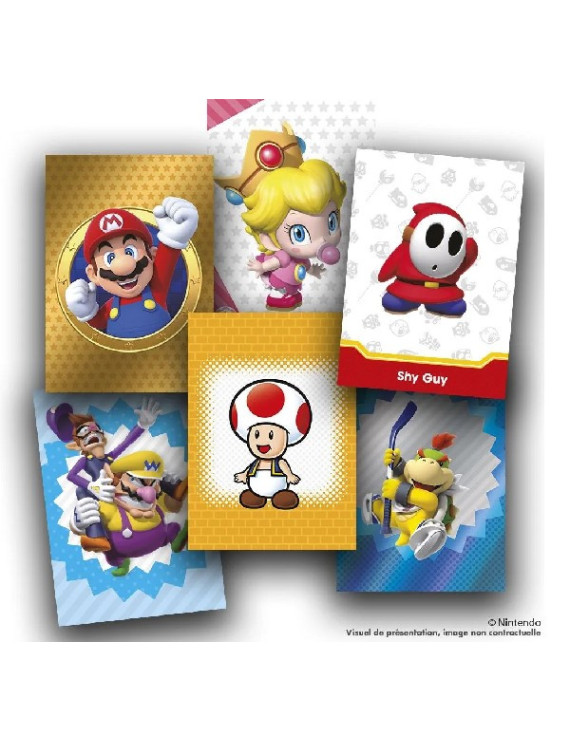 Panini Super Mario Trading Cards 18 Pochettes 144 Cartes 7285