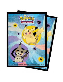 65 Protge-Cartes - Pokmon - Pikachu  et Mimiqui