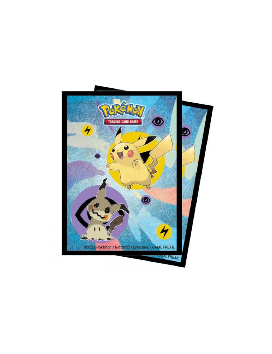 65 Protge-Cartes - Pokmon - Pikachu  et Mimiqui