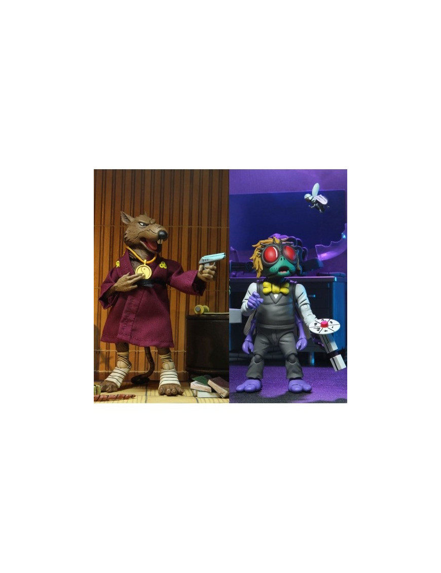 FIGURINE TMNT SPLINTER ET BAXTER