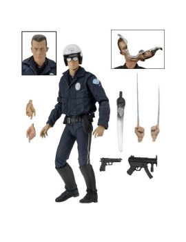 TERMINATOR 2 - FIGURINE ULTIMATE T-1000 MOTORCYCLE COP 18