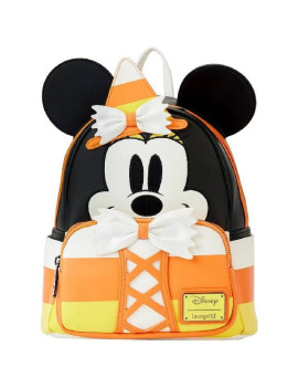 MINI SAC A DOS DISNEY MINNIE MOUSE HALLOWEEN CANDY CORN GLOW