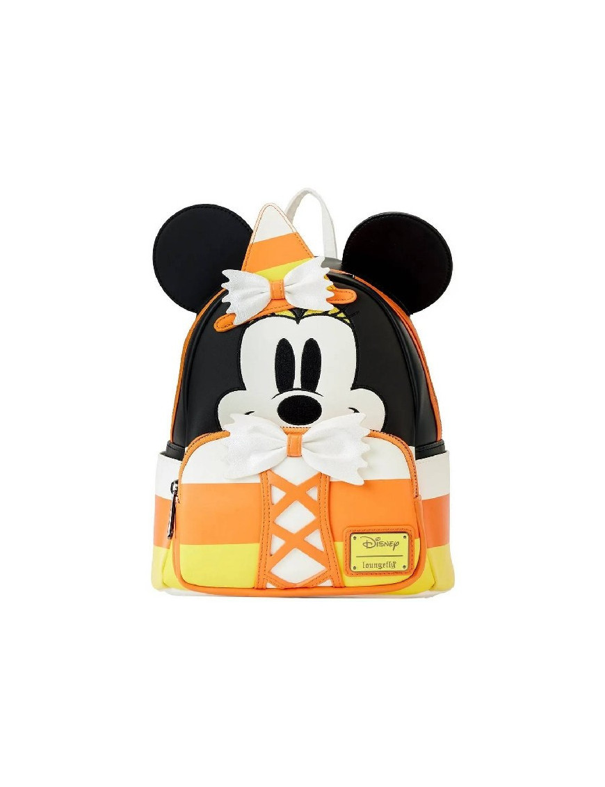 MINI SAC A DOS DISNEY MINNIE MOUSE HALLOWEEN CANDY CORN GLOW