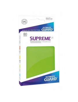 80 POCHETTES SUPREME UX SLEEVES TAILLE STANDARD 66X91