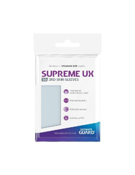 50 pochettes Supreme UX 3rd Skin Sur Sleeves - Transparent