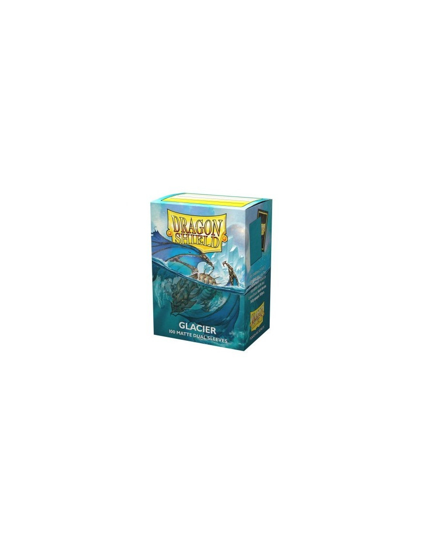 100 Proteges cartes Dual Matte - Glacier  dragon shield