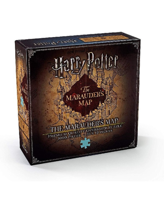 Puzzle carte du maraudeur 1000 pieces  harry potter