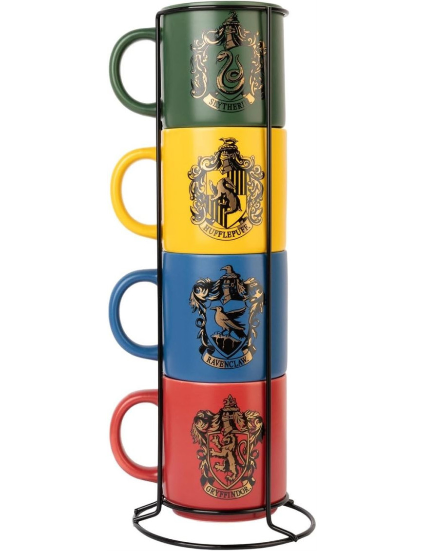 Set 4 tasses empilables Harry Potterl 300 ml