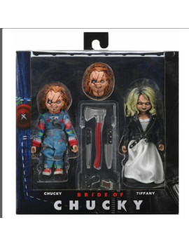 Pack de 2 figurines La Fiance de Chucky Clothed et Tiffany