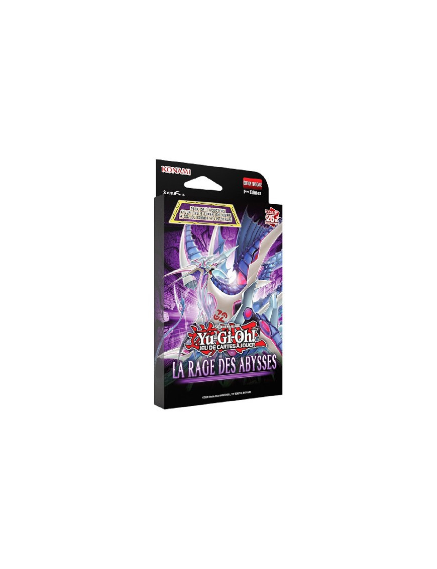 Yu-Gi-Oh Pack de 3 boosters La Rage des Abysses