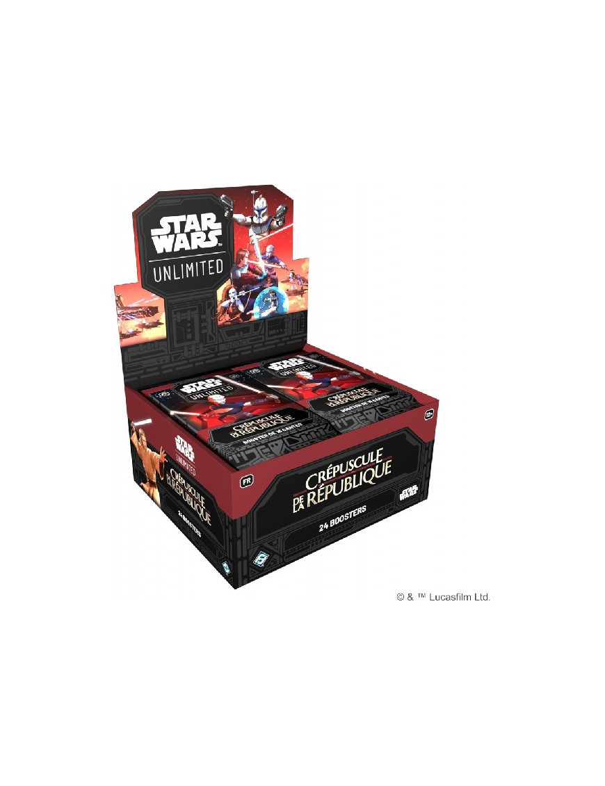 DISPLAY STAR WARS UNLIMITED crepuscule de la republique