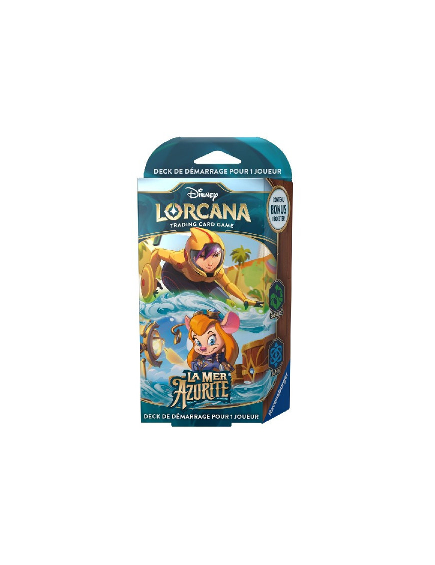 Lorcana La Mer Azurite  Go Go Tamago et Gadget