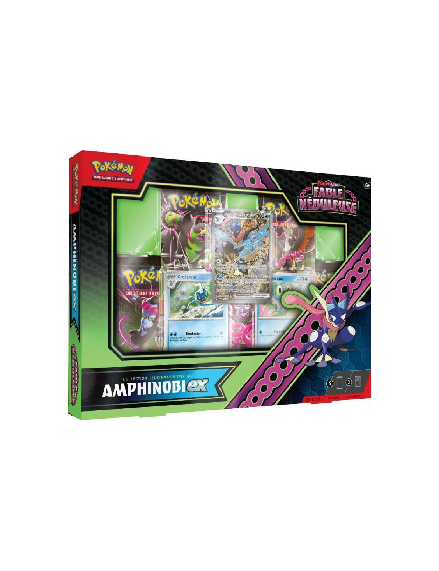 Pokmon Coffret 5 Boosters Amphinobi ex Special Illustration