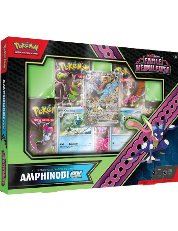 Pokmon Coffret 5 Boosters Amphinobi ex Special Illustration