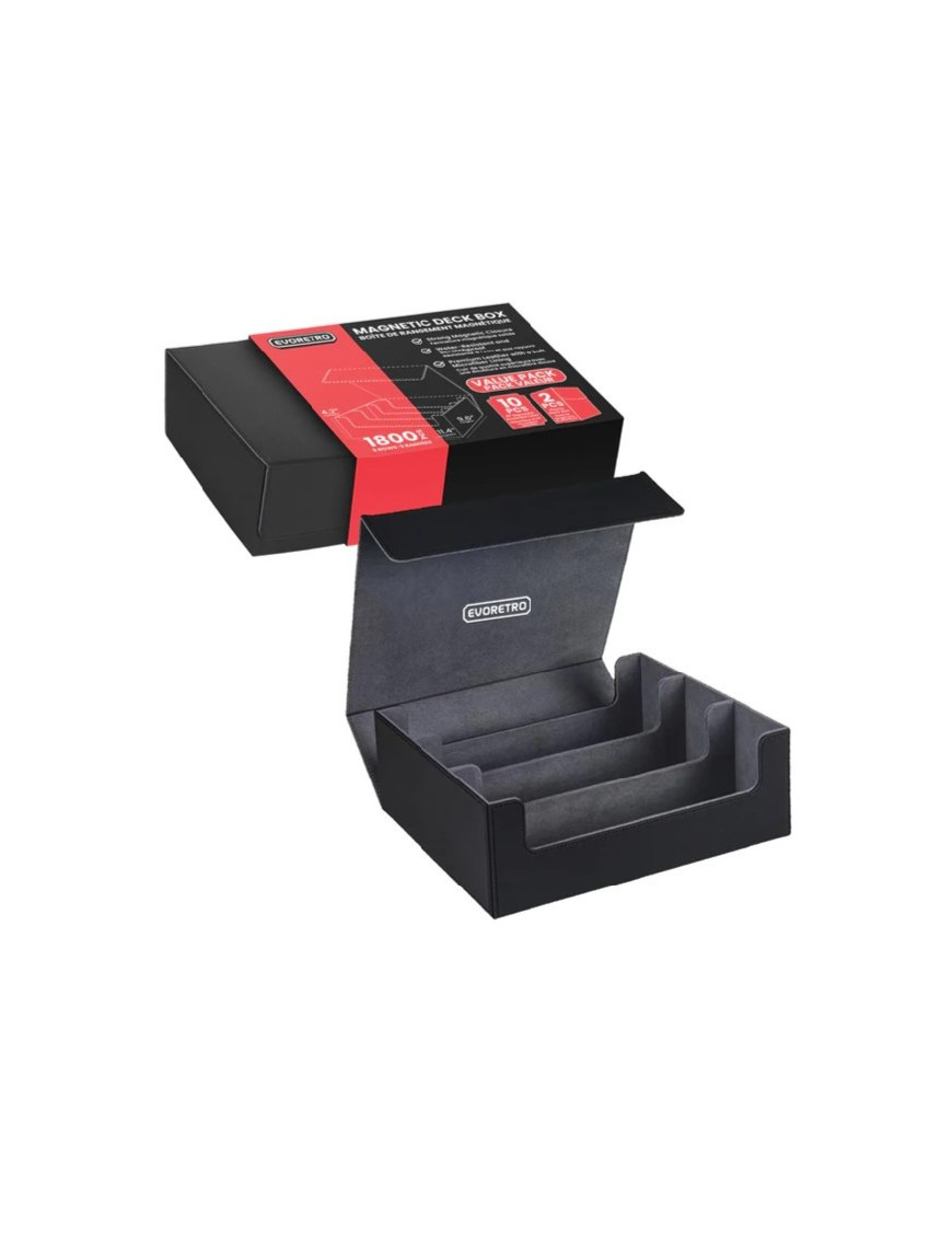 Evoretro - magnetic card deck storage holding 1800pcs