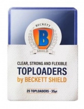 Lot de 25 Top Loader 35pt - Beckett Shield