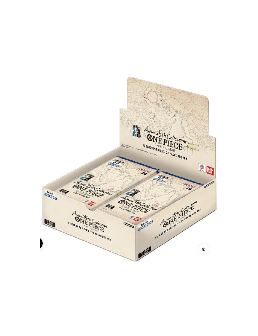 display  One Piece EB02 Anime 25eme Collection neuf ANGLAIS