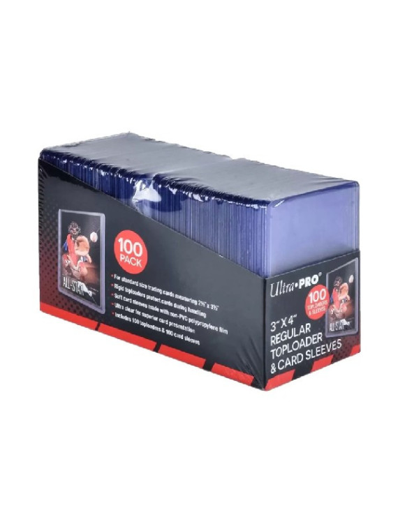 TopLoader Ultra Pro Protges Cartes Transparent par 100