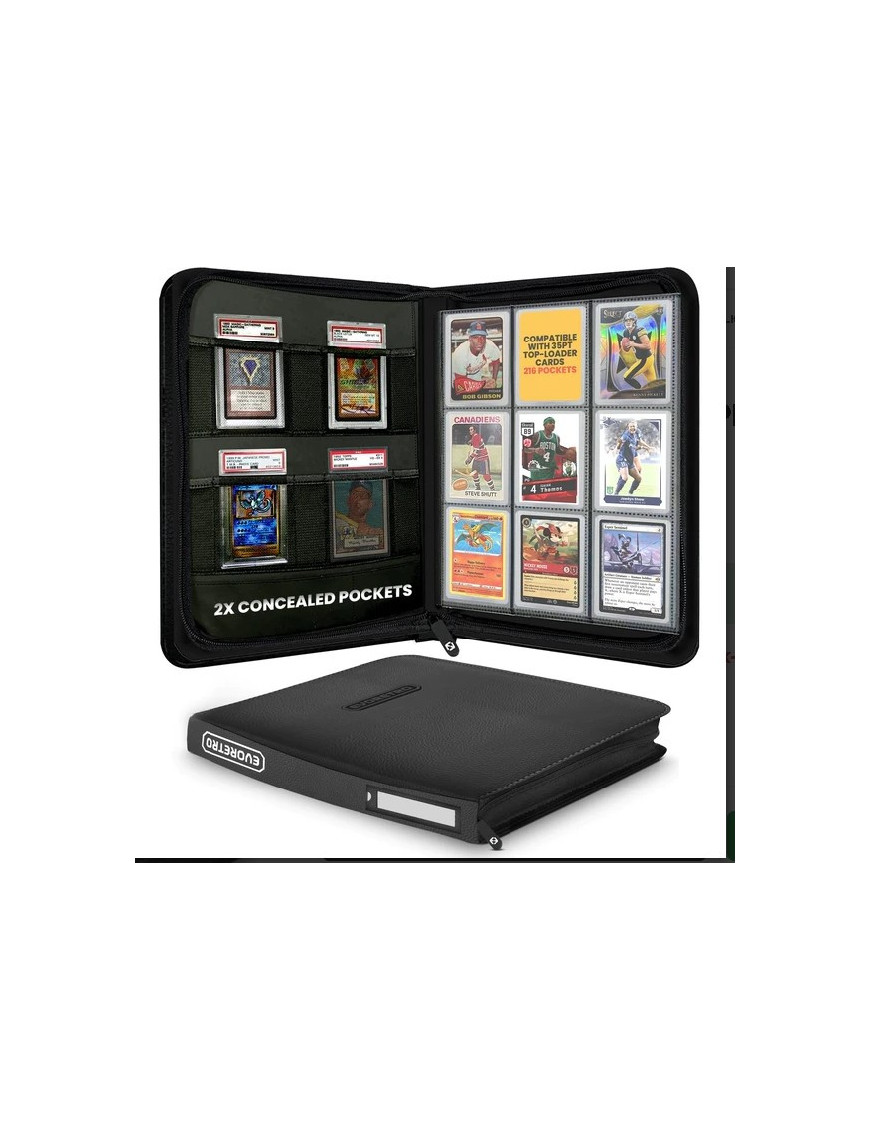 EVORETRO - Shield+ 216 Topload Cards Binder Black