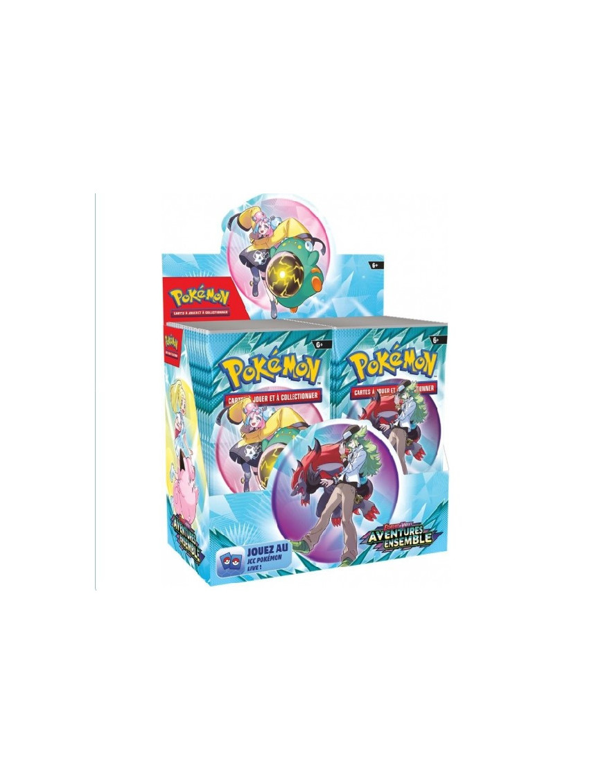 DISPLAY DE 36 BOOSTERS AVENTURES ENSEMBLE