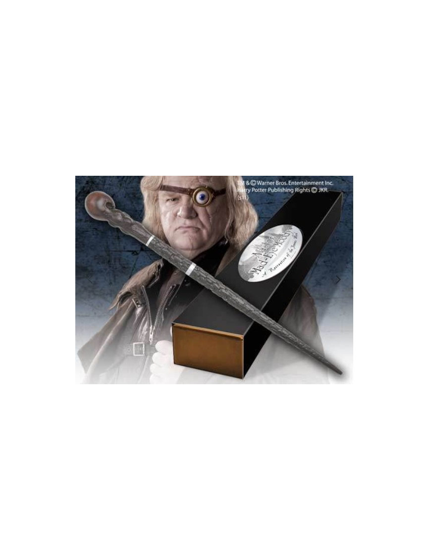 HARRY POTTER Baguette du Professeur Alastor Maugrey Fol Oeil