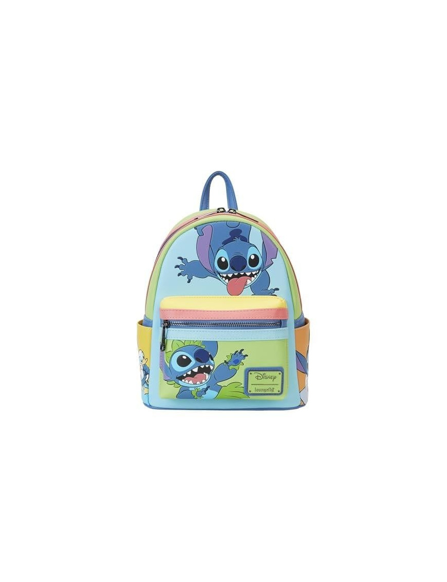 DISNEY - Jaase Stitch Colorblock - Mini Sac Ã  Dos Loungefly