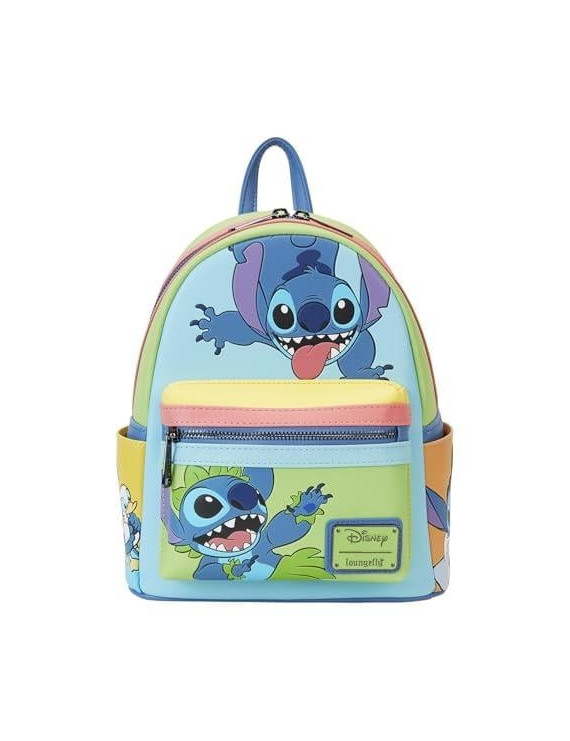 DISNEY - Jaase Stitch Colorblock - Mini Sac Ã  Dos Loungefly