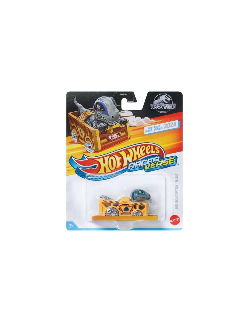 HOT WHEELES RACER VERSE   VELOCIRAPTOR BLUE hrt35-4810