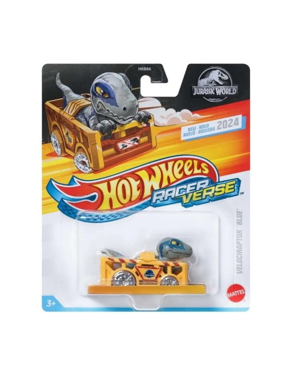 HOT WHEELES RACER VERSE   VELOCIRAPTOR BLUE hrt35-4810
