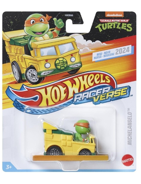 HOT WHEELES RACER VERSE   MICHELANGELO hrt28-4810