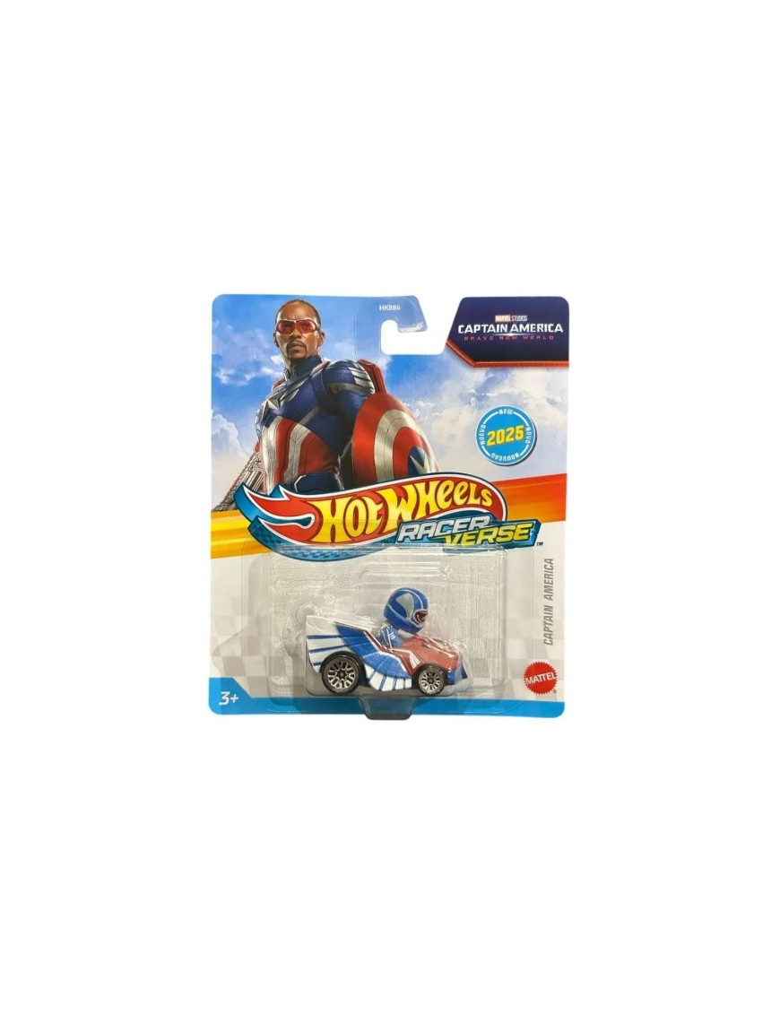 HOT WHEELES RACER VERSE  CAPTAIN AMERICA hrt14-4811