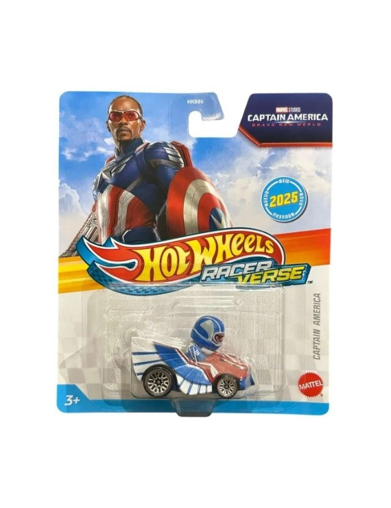 HOT WHEELES RACER VERSE  CAPTAIN AMERICA hrt14-4811