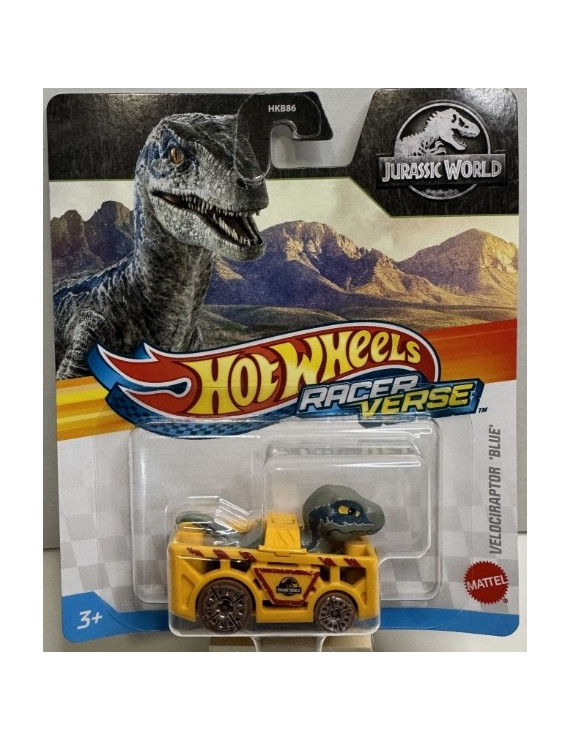HOT WHEELES RACER VERSE   VELOCIRAPTOR BLUE hrt35-4810