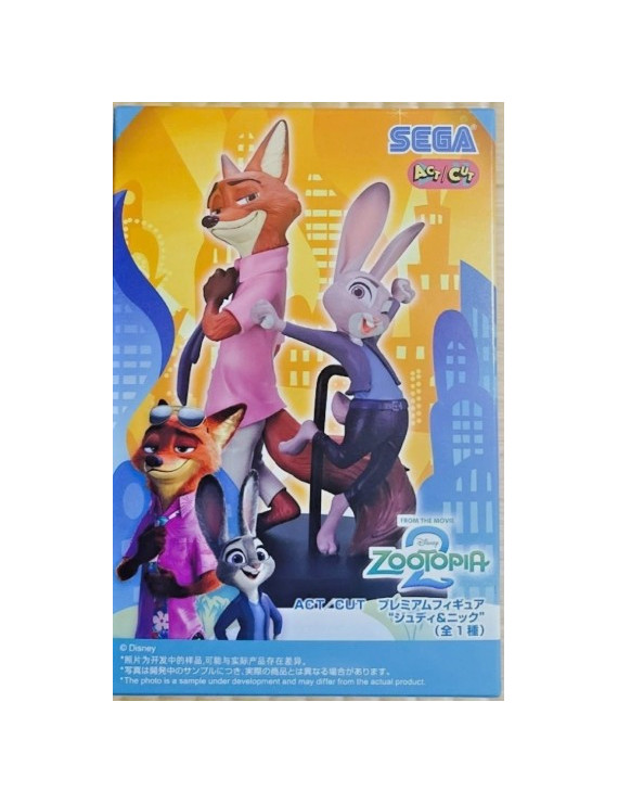 Figurine premium Zootopia Judy Hopps Nick Wilde SEGA ACT/CUT