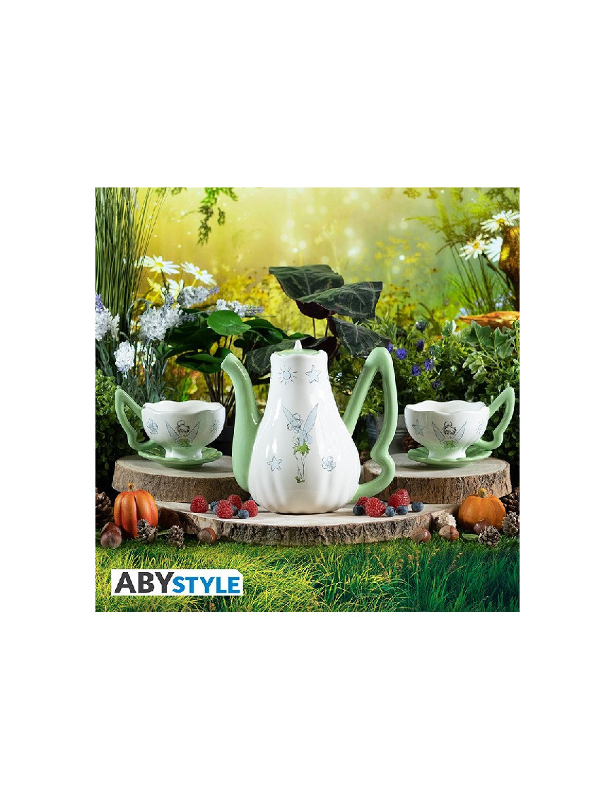 DISNEY Theiere set avec tasses Clochette