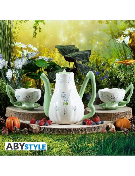 DISNEY Theiere set avec tasses Clochette