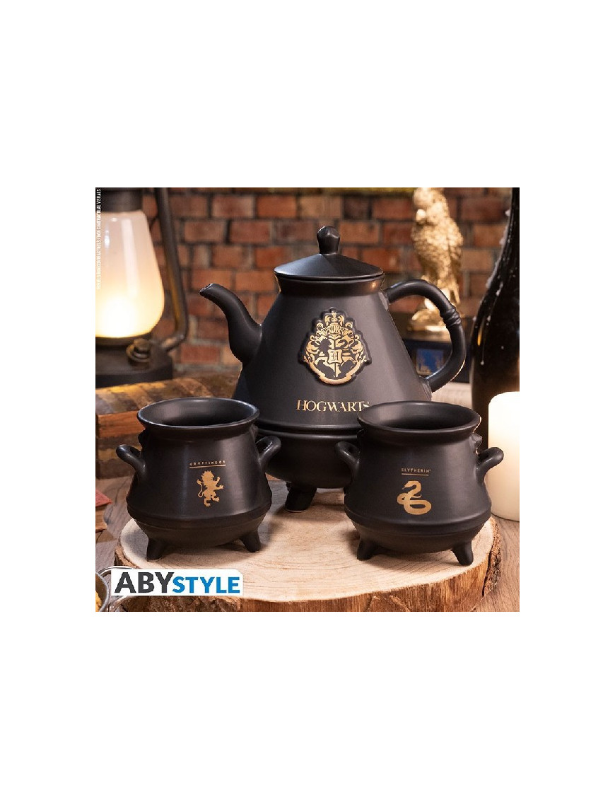 HARRY POTTER Theiere Set avec chaudrons Poudlard