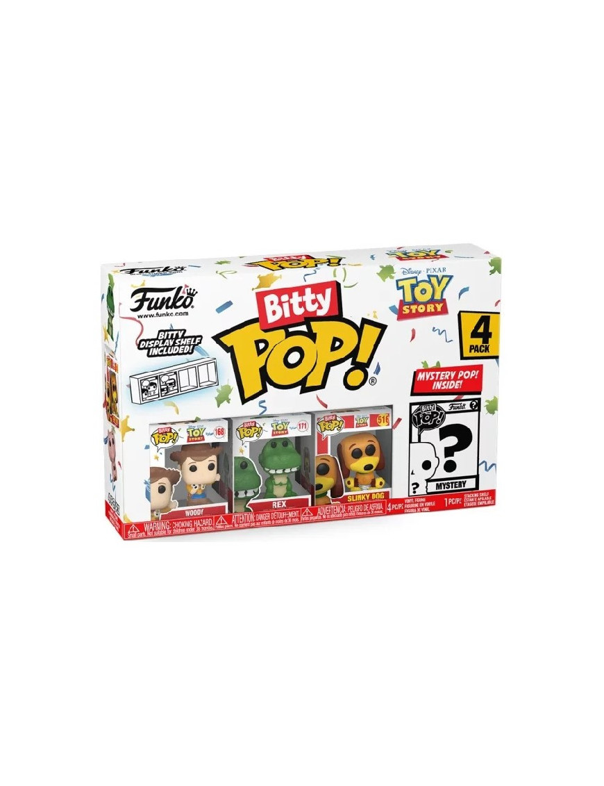 Figurine Funko Bitty Pop Pack de 4  Toy Story  Woody