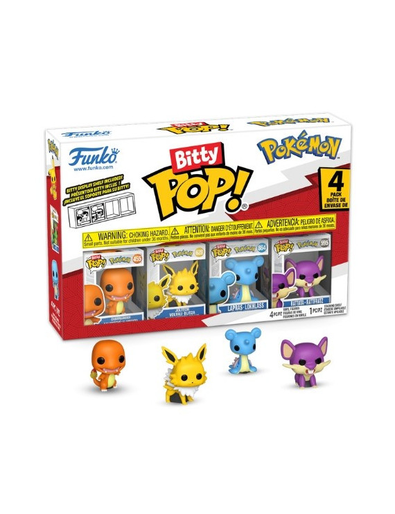 POKEMON - Bitty Pop 4 Pack 25cm - Salameche