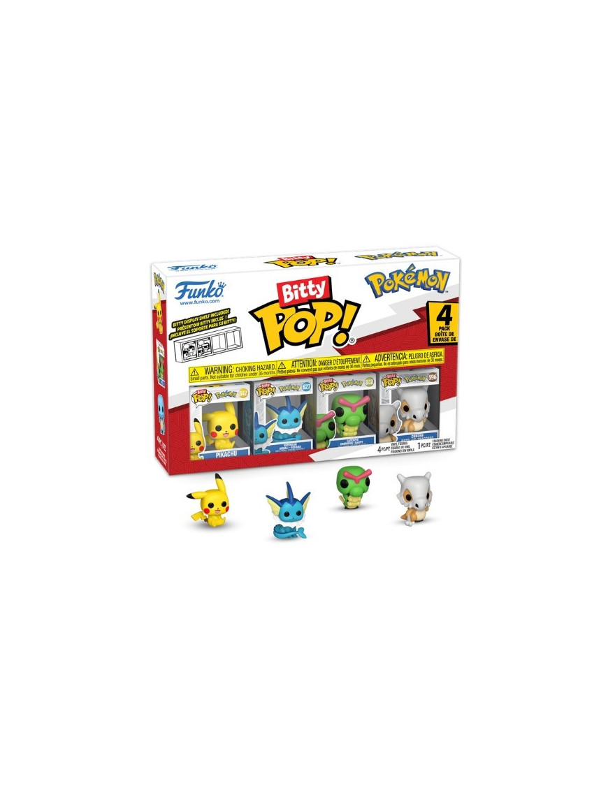 POKEMON - Bitty Pop 4 Pack 25cm - Pikachu
