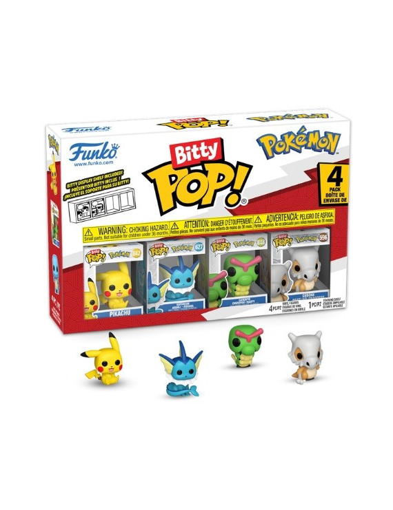 POKEMON - Bitty Pop 4 Pack 25cm - Pikachu
