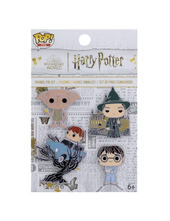 Harry Potter POP Pin set 4 pins Ã©maillÃ©s HP Anniversary Ch