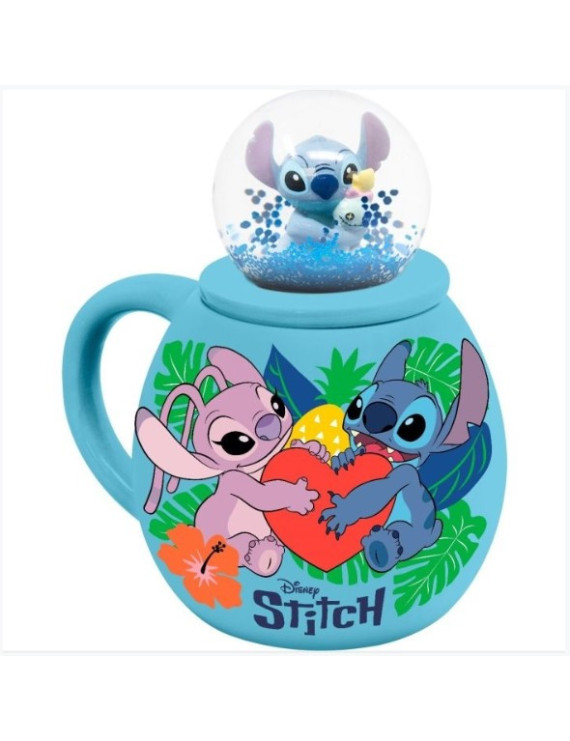 LILO et STITCH LOVE SNOWGLOBE MUG